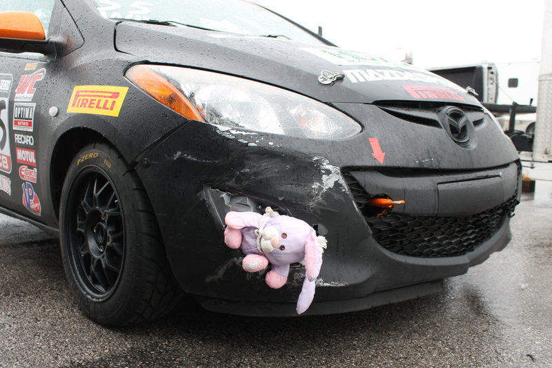 Illustration for article titled If All Else Fails, Blame Fluffy Bunny For Your Race Car's Problems